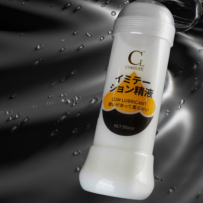 COKELUBE 300ml Best Sex Products Private Label Factory OEM Sex Lubricant Water Based Fake Semen Lubricant Men Anal Gel
