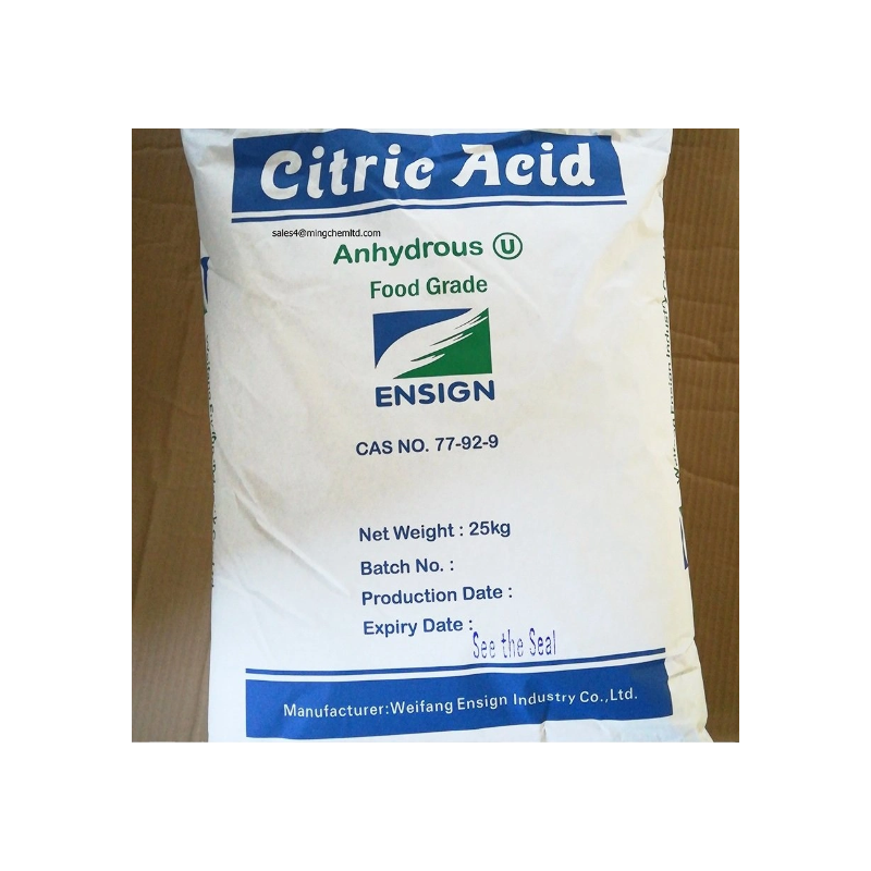 Citric Acid Monohydrate Manufacturer - Best Quality Food Additive Acidulant BP98
