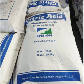Citric Acid Monohydrate Manufacturer - GOOD PRICE Ensign Brand Food Grade