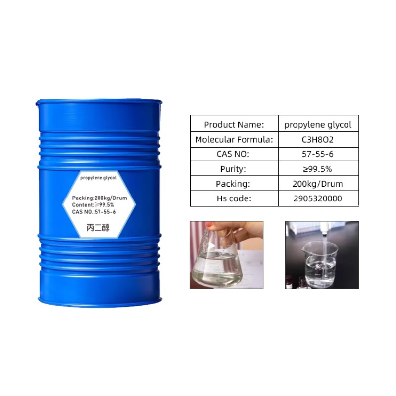 Propylene Glycol Supplier - 99.5% Industrial USP Food Grade Liquid