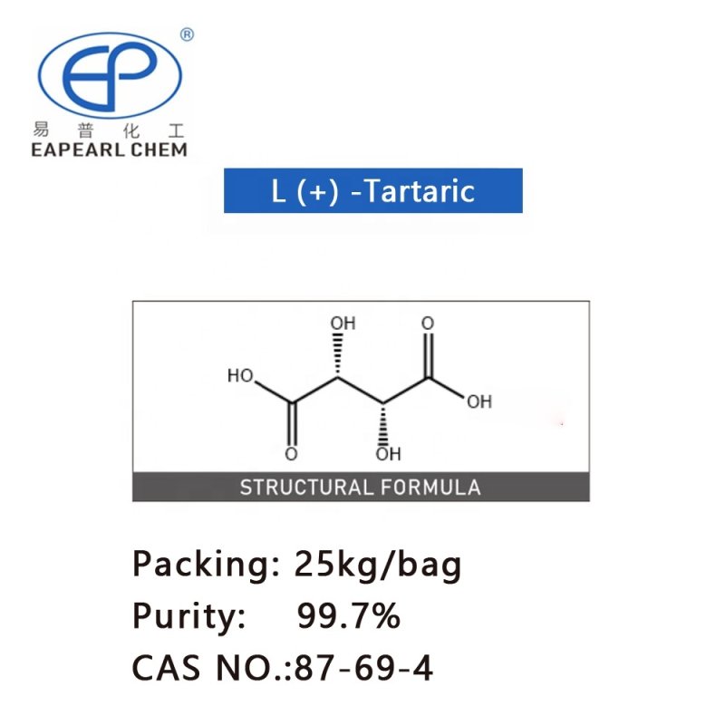 L-Tartaric Acid Supplier - 99.7% Food Grade Powder 87-69-4