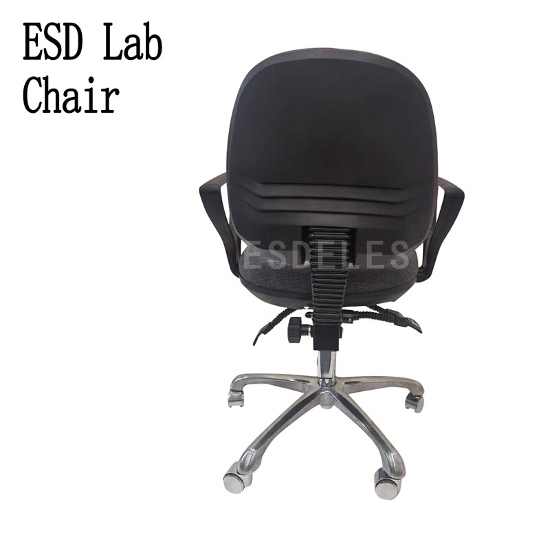 ESD Fabric Chair Factory - Aluminum Swivel Rotate Lift Arm Rest Chair
