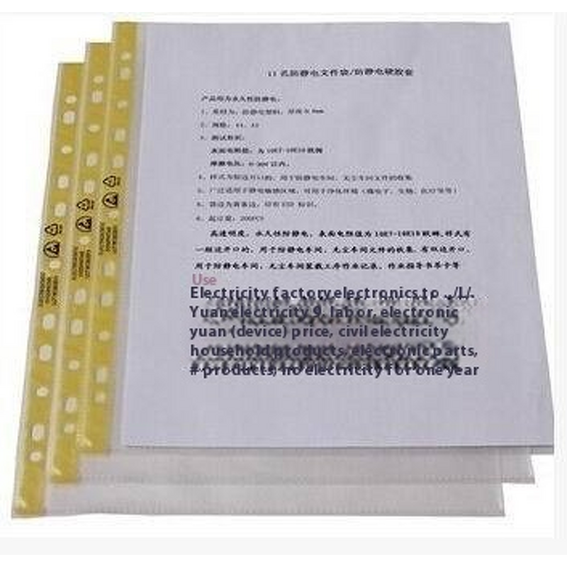 Anti-Static File Bag Supplier - A4 11-Holes Protective Document Sleeve