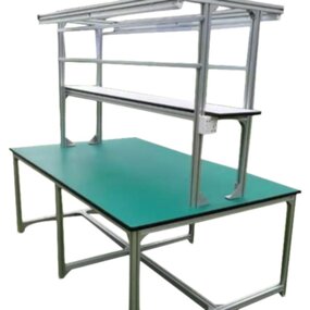 Aluminium Workbench Factory - Alloy Anti-static Workshop Flat Single Table
