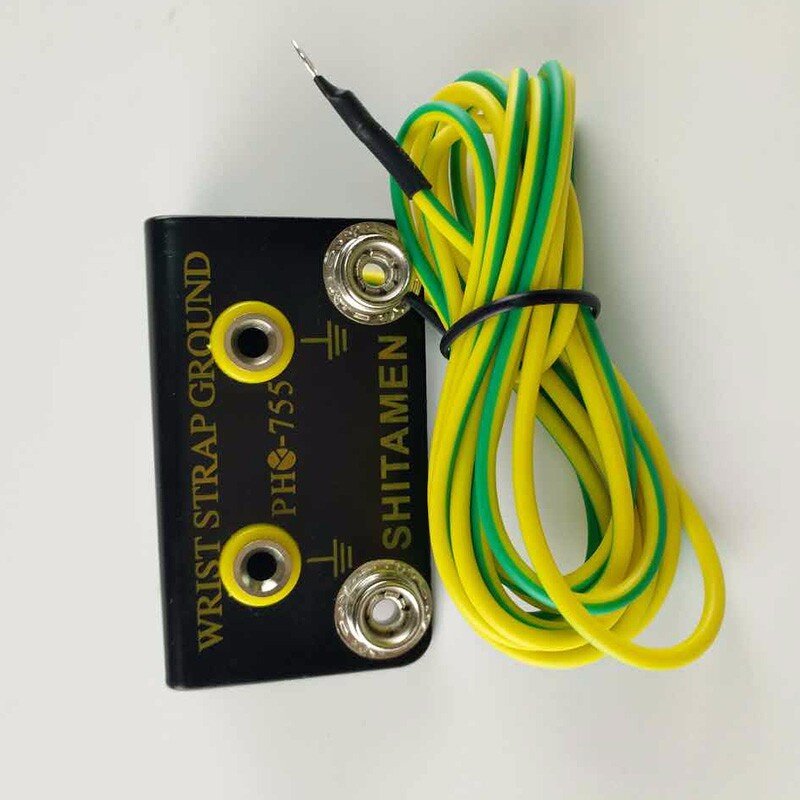 ESD Ground Socket Supplier - L Type Anti Static Wrist Strap Plug