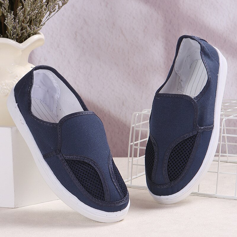 Cleanroom ESD Shoes Factory - PU Sole Mesh Anti-static Labor Shoe