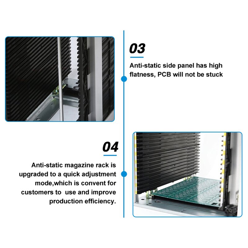 Antistatic SMT Rack Factory - Adjustable Metal Storage Holder for PCB