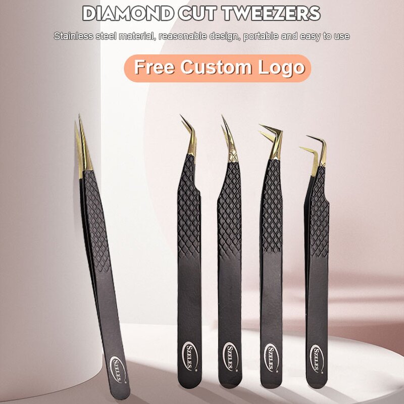 Isolation Tweezer Supplier - Japanese Stainless Steel Diamond Dust Tip Tweezer