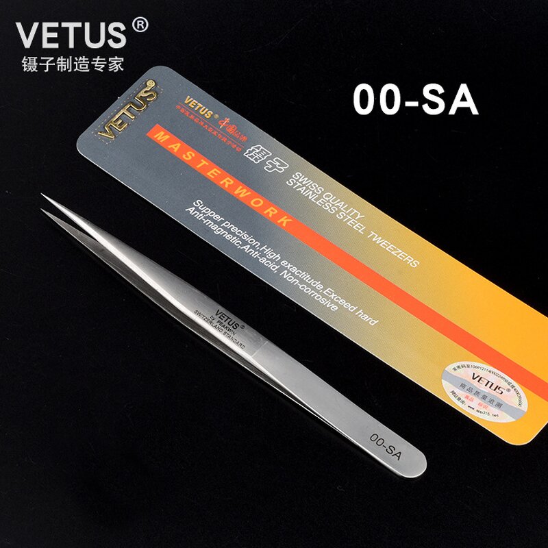 VETUS ESD Series Tweezers Manufacturer - Exchangeable Dental Forceps Anti-Static Tip
