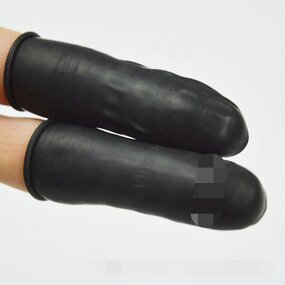 Disposable Finger Cots Factory - Powder-free Latex Anti-static Black Cots
