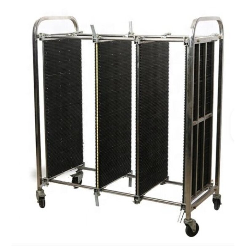 SMT PCB Turnover Cart Manufacturer - Adjustable ESD Safe Shelves Cart