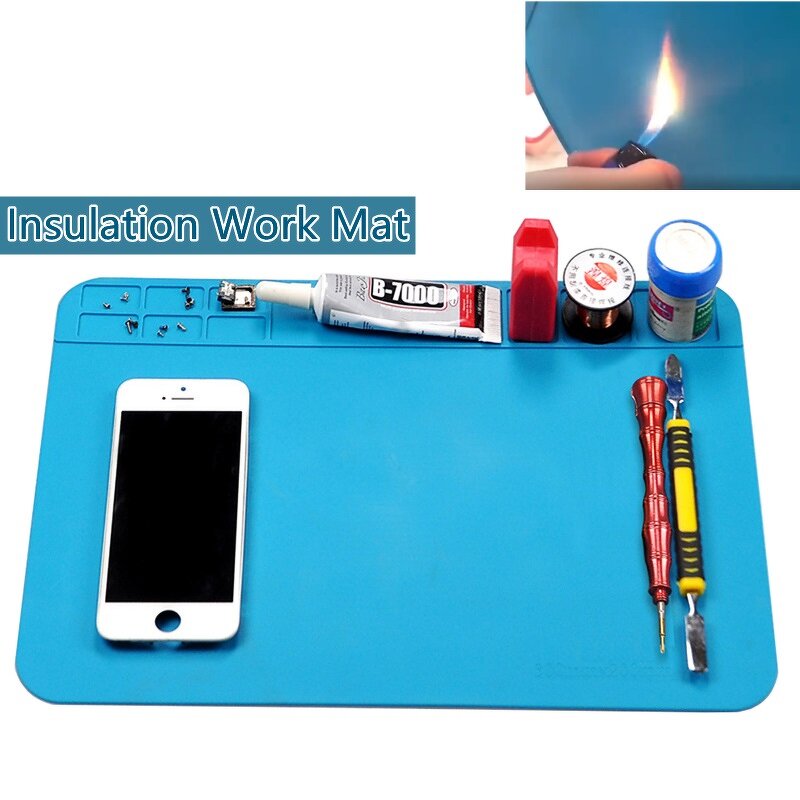 Silicone Desk Mat Supplier - Safety Phone Repair Soldering Insulation Pad