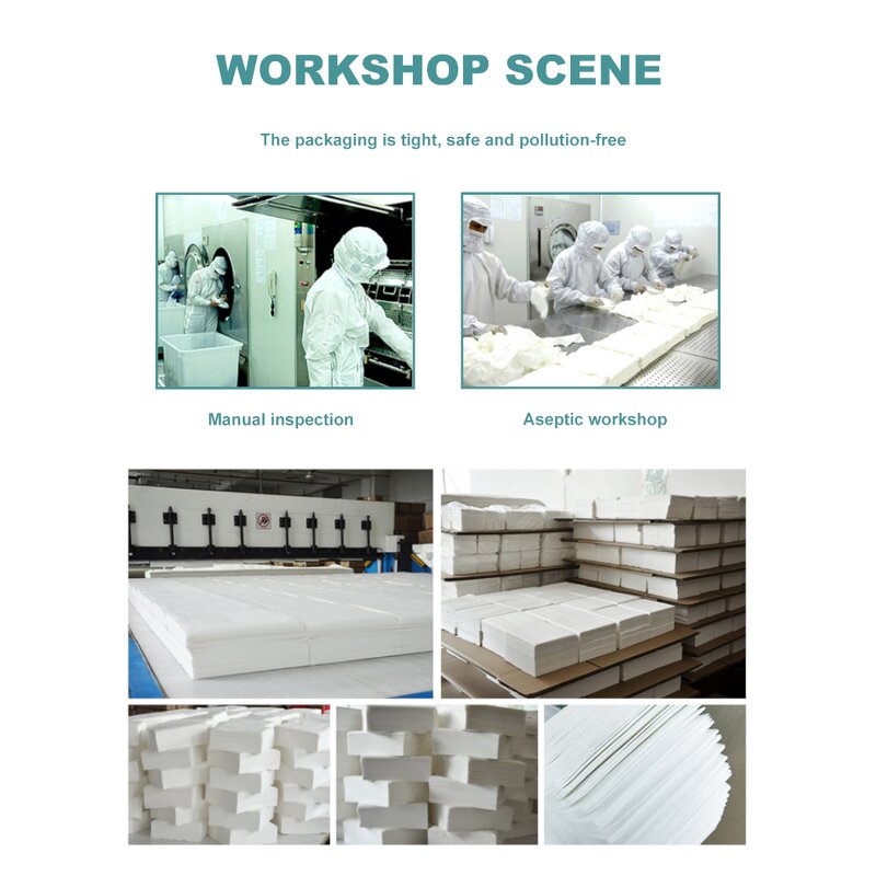 Industrial Cleanroom Wipes Factory - 110g 1009SLE Polyester Screen Wiper