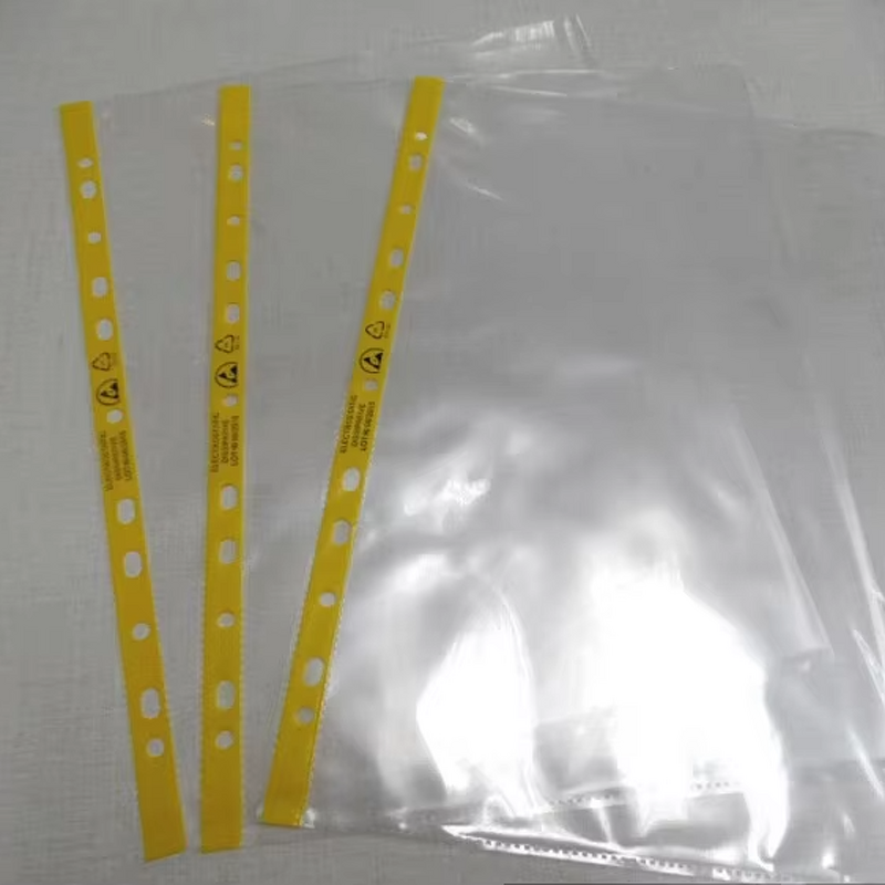 Anti-Static File Bag Supplier - A4 11-Holes Protective Document Sleeve