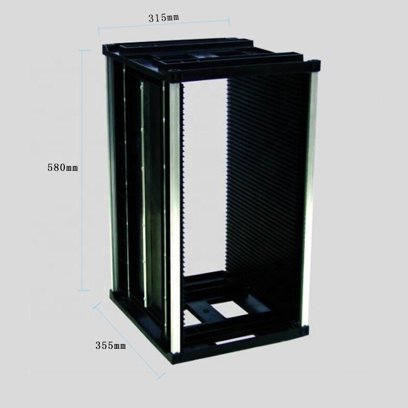 ESD PCB Storage Rack Manufacturer - Adjustable Plastic Circulation Magazine Rack