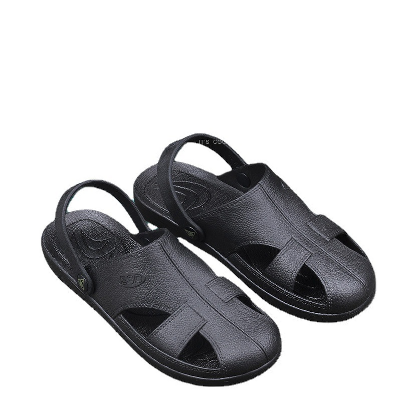 Anti-static Work Sandal Supplier - Unisex SPU Clog Cleanroom ESD Slipper