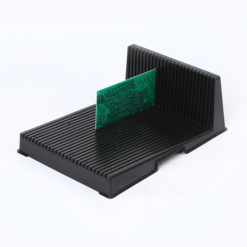 ESD PCB Circulation Rack Factory - Conductive Black Electronic Industrial Rack