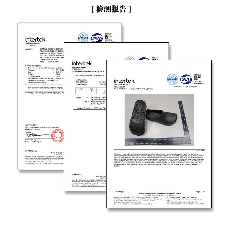 Men's and Women's Safety Shoes Manufacturer - Waterproof Anti-skid EVA Chef Shoes