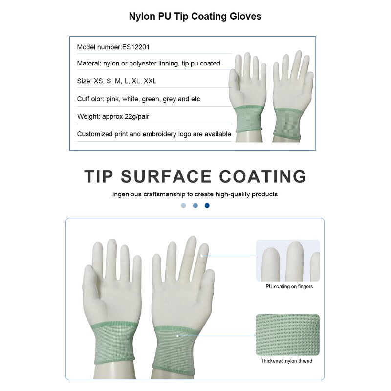 Antistatic Gloves Supplier - Lint Free Conductive Wire Cleanroom ESD Gloves