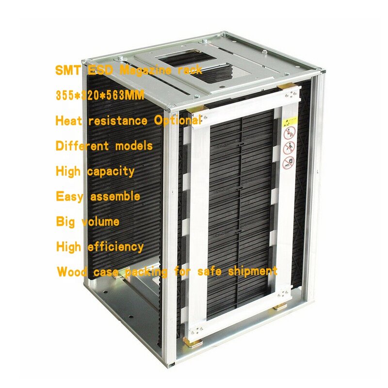 ESD Magazine Rack Factory - Handle Type Metal Plastic PCB Storage Rack