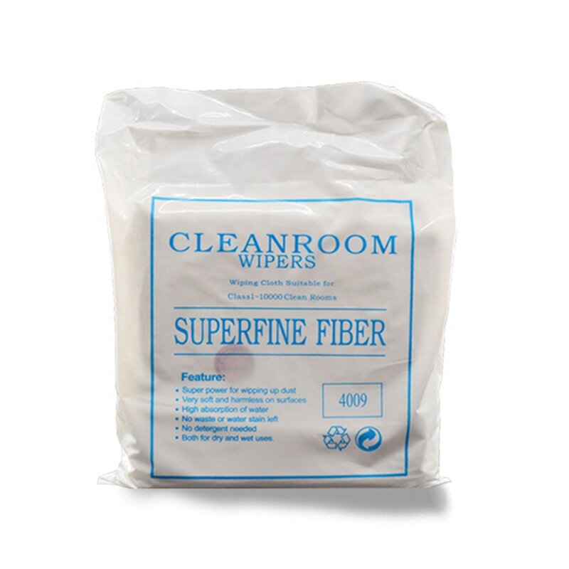 Disposable Cleanroom Wiper Manufacturer - 9x9 Inch Class100 Polyester Cloth