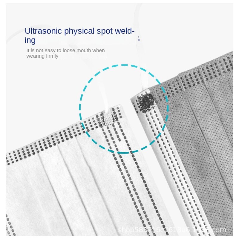 Disposable Face Mask Manufacturer - 3 Ply Respirator MOQ 1 Box 50pcs