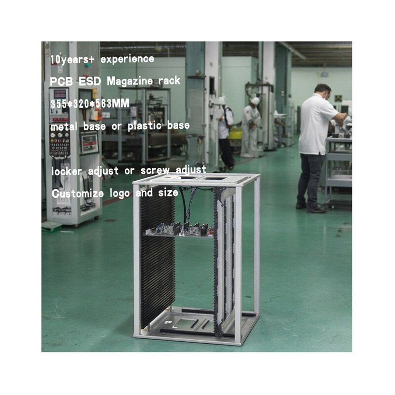 PCB Magazine Rack Supplier - Plastic Antistatic SMT ESD Storage Rack