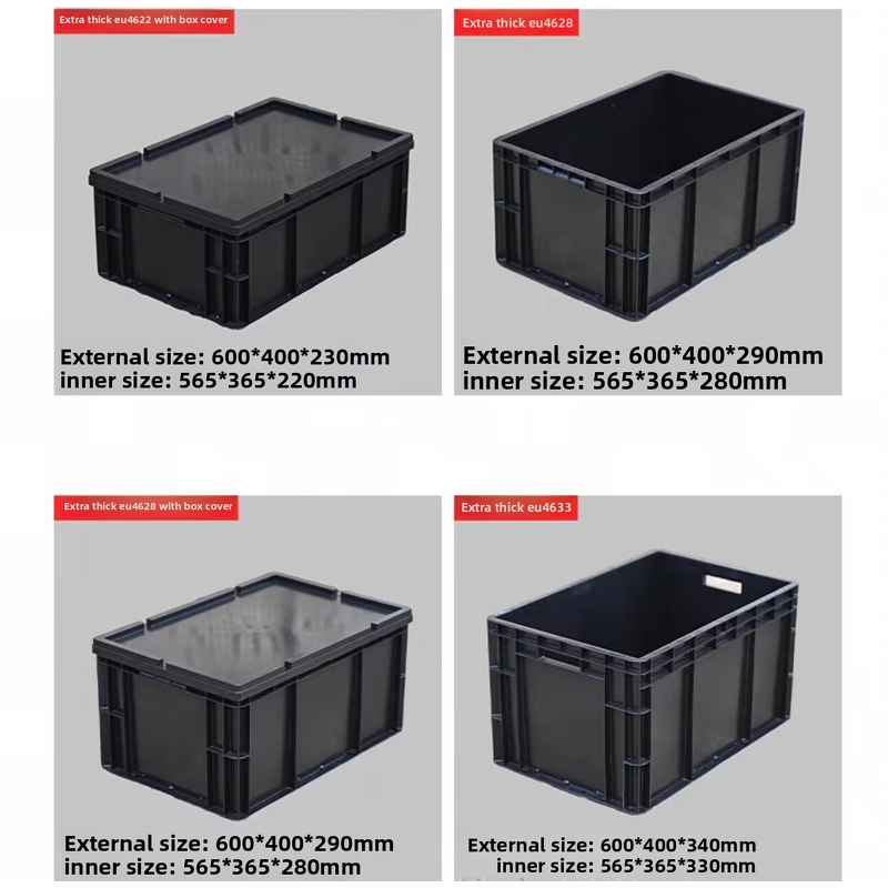 ESD Plastic Box Supplier - Antistatic PP PVC Box with Lid Components Box
