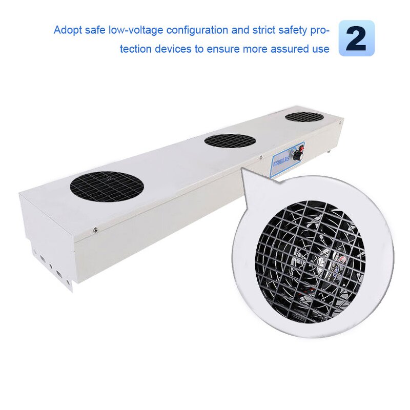 Horizontal Ion Fan Supplier - High Quality Overhead Industrial Ionizing Blower