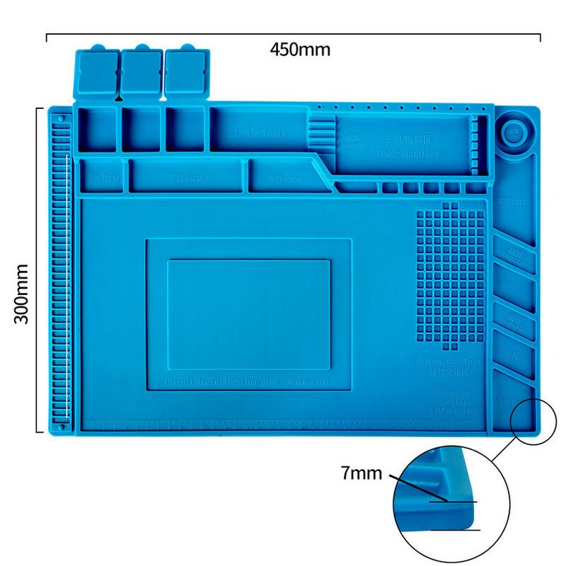 Electronics Repair Mat Factory - Heat Insulation Non Magnetic Silicone Carpet