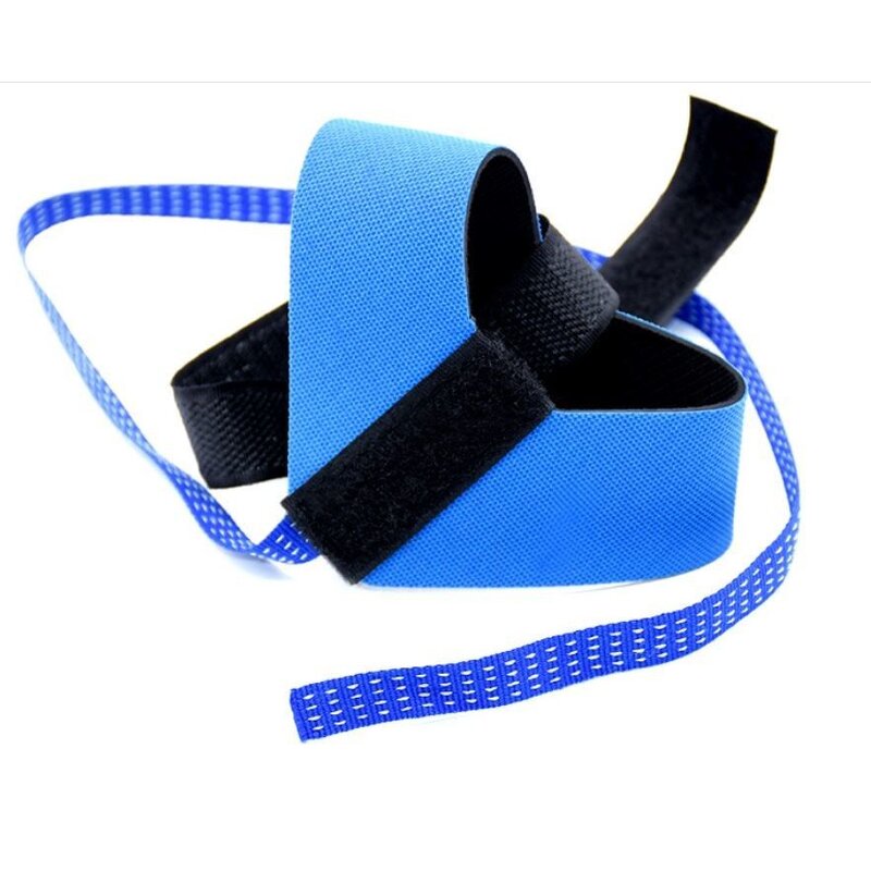 Heel Grounding Device Supplier - Blue Adjustable Conductive Hook Loop Strap