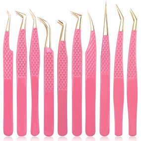 Custom Logo Tweezers Manufacturer - Private Label Stainless Steel Lash Tweezer