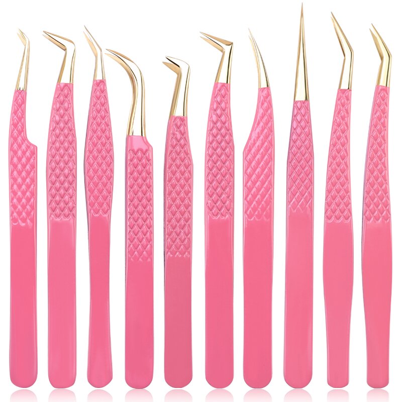 Custom Logo Tweezers Manufacturer - Private Label Stainless Steel Lash Tweezer