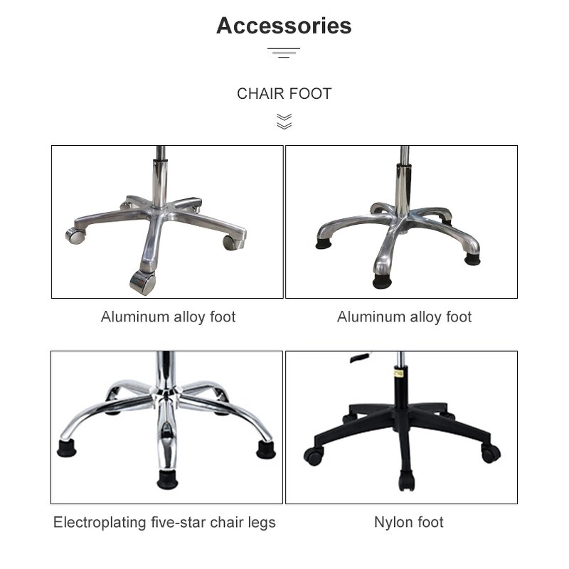 ESD Cleanroom Chair Supplier - Adjustable PU Leather with Foot Rest