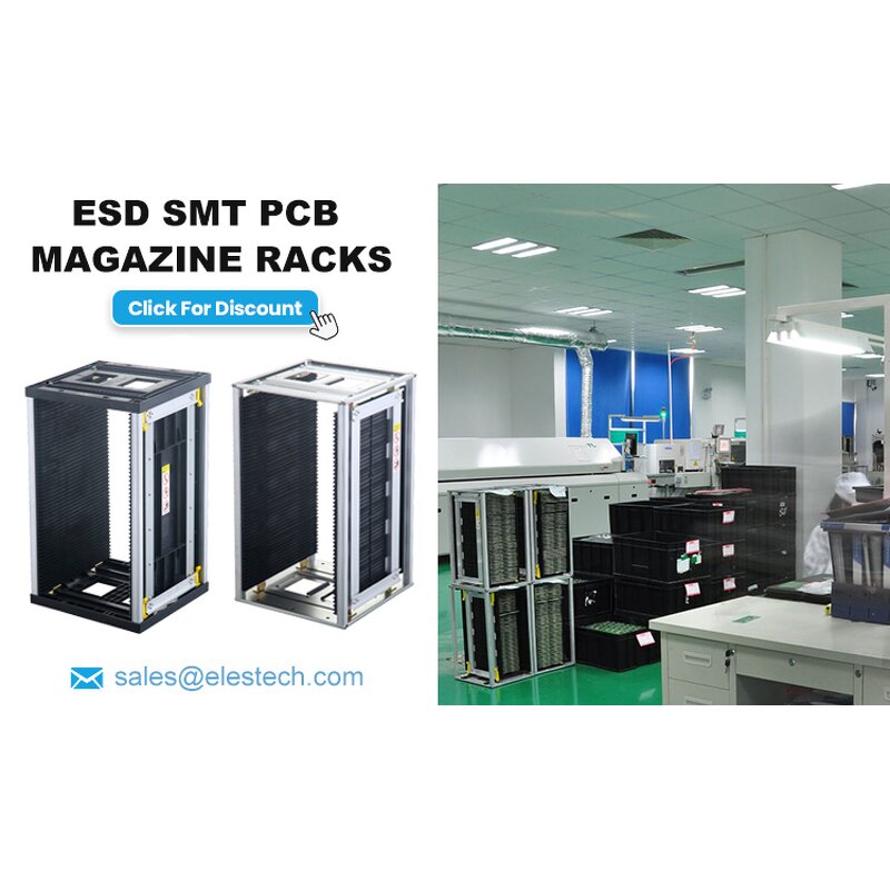 Antistatic SMT Rack Factory - Adjustable Metal Storage Holder for PCB