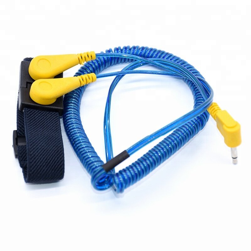 ESD Wrist Strap Manufacturer - Adjustable Coil Cord Electronic Bracelet