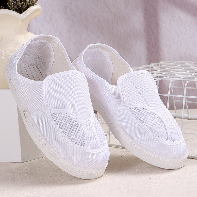 Cleanroom ESD Shoes Factory - PU Sole Mesh Anti-static Labor Shoe