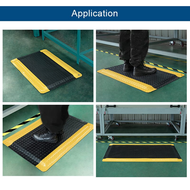 Anti Fatigue Mat Factory - Customized Pattern EPDM Rubber Industrial Mat