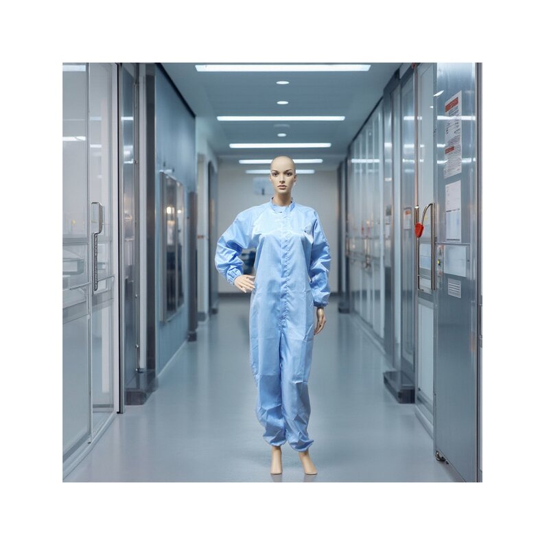 ESD Coverall Manufacturer - Fire Retardant Polyester Labcoat Needle Lab