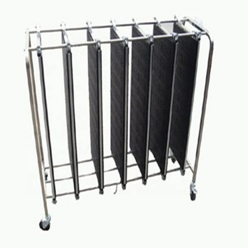 Adjustable ESD PCB Cart Supplier - Antistatic SMT PCB Trolley Turnover Rack