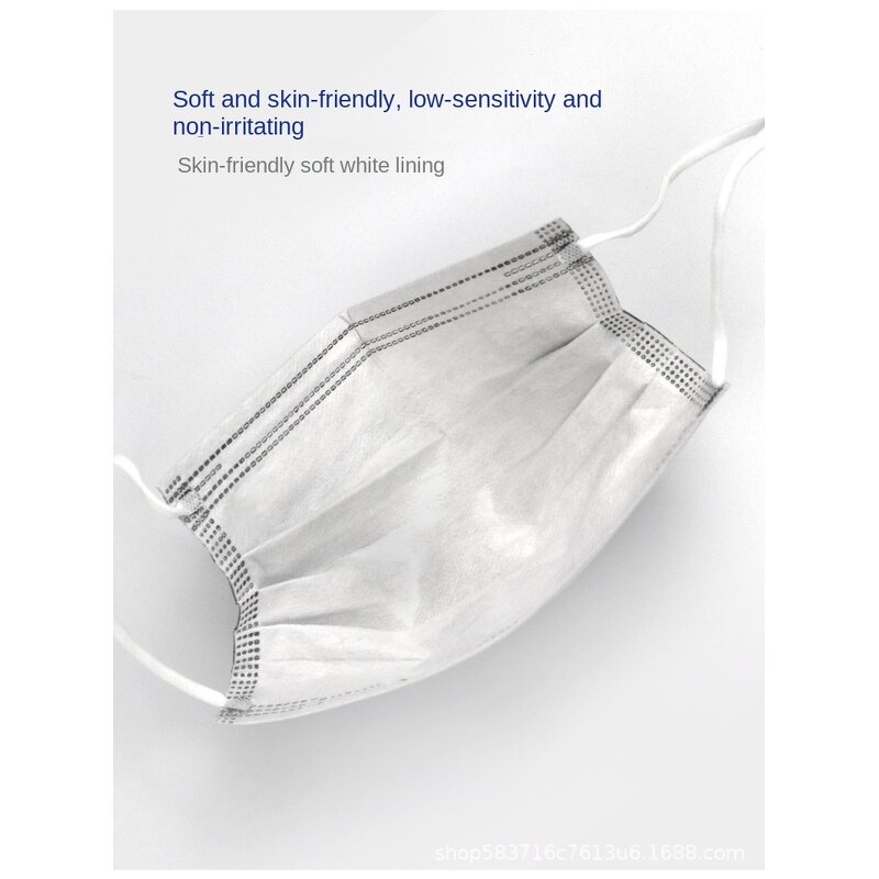 Disposable Face Mask Manufacturer - 3 Ply Respirator MOQ 1 Box 50pcs