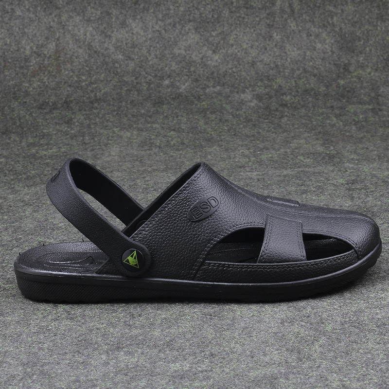 Anti-static Work Sandal Supplier - Unisex SPU Clog Cleanroom ESD Slipper
