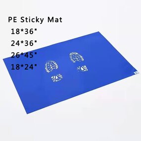 Cleanroom Sticky Mat Supplier - High Tackiness Peelable LDPE Film Sheets