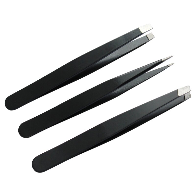 Black Pink Tweezers Supplier - Best Slant Eyebrow Tweezers Private Label