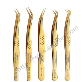 Eyelash Extension Tweezers Factory - VETUS MCS Series Tweezers Eyebrow Tweezers