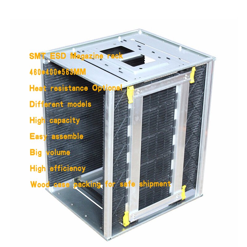 ESD Magazine Rack Supplier - Aluminum Metal Plastic PCB Storage Rack