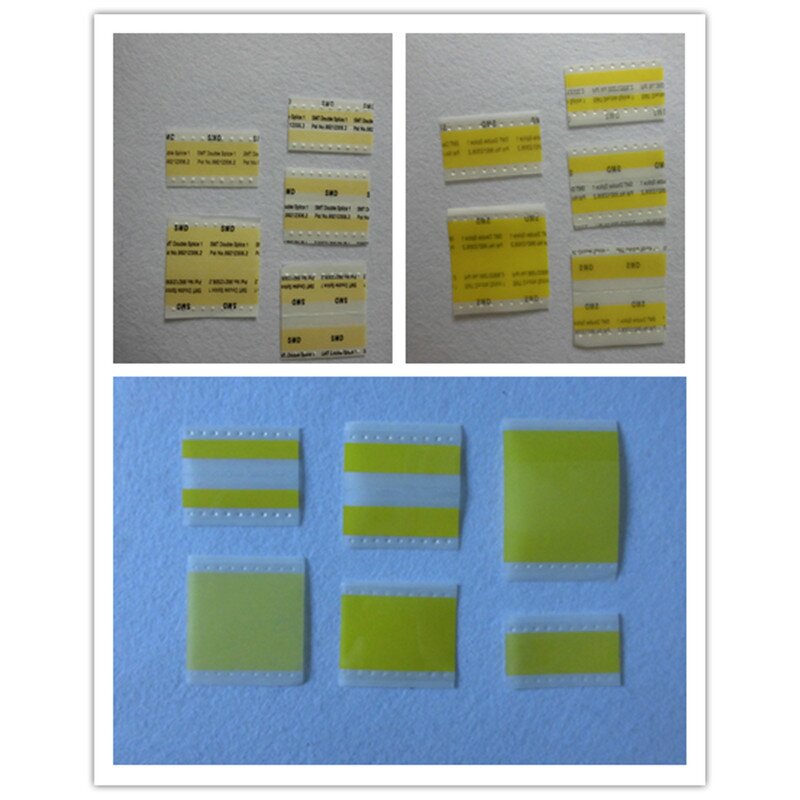 SMT Splice Tape Factory - 8mm Yellow Carrier Single Double Splice Tape