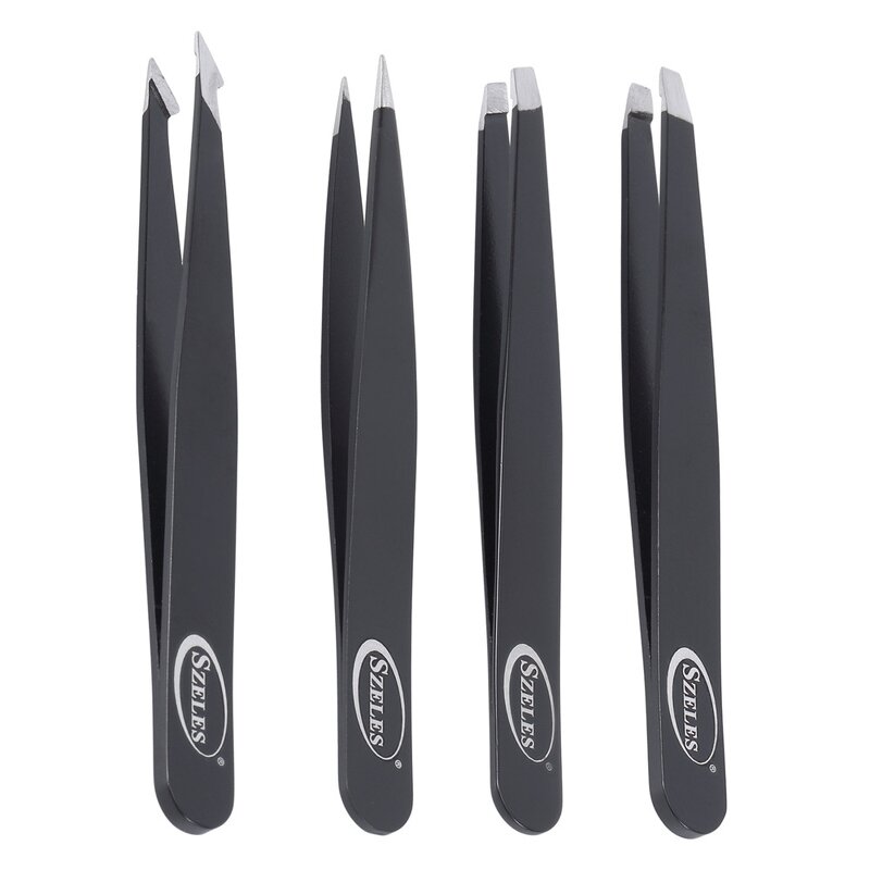 Eyebrow Tweezers Supplier - 1.5mm Thickness Slanted Stainless Steel Tweezers