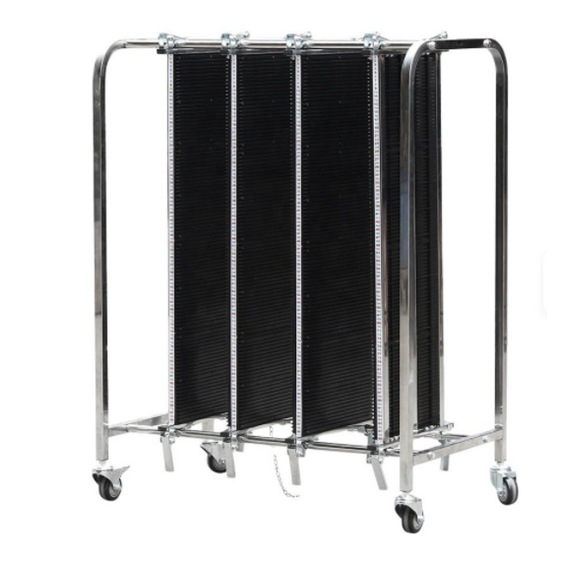 SMT PCB Turnover Cart Manufacturer - Adjustable ESD Safe Shelves Cart