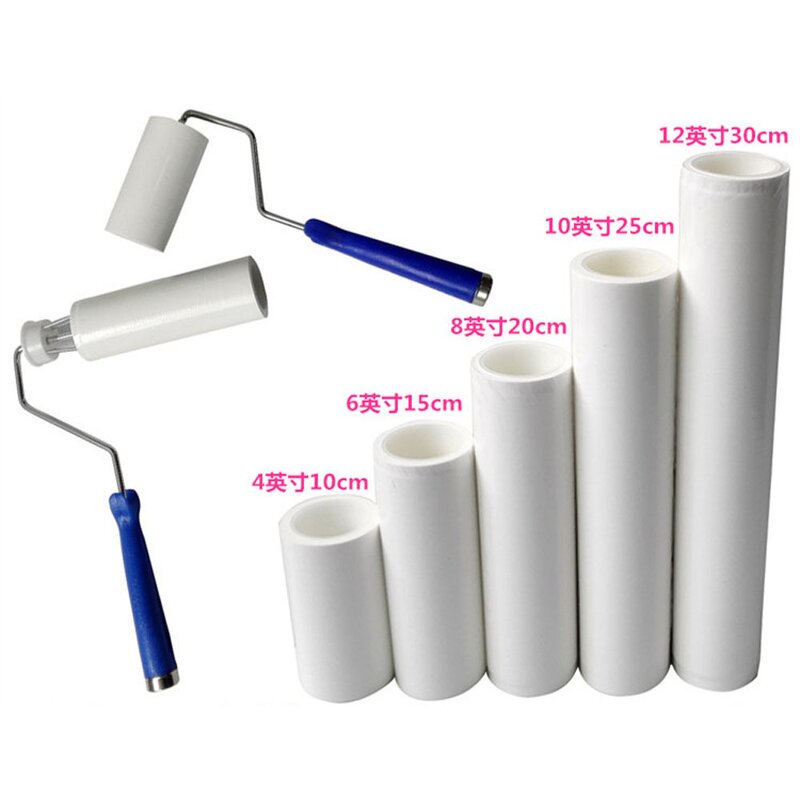 Cleanroom Dust Roller Supplier - PE Adhesive Roller with PCB Handle